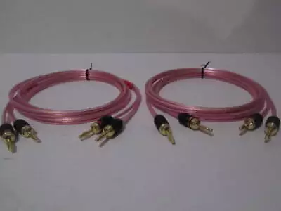 Monster Cable High Performance Precision Speaker Cable Locking Banana Pair. • $38