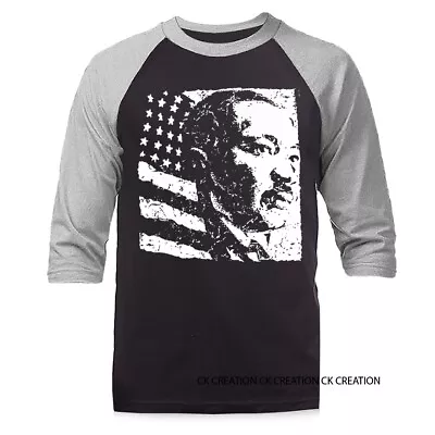 Martin Luther King Jr Graphic 3/4 Sleeve Raglan Tee • $17.15