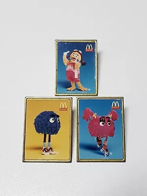 Mcdonalds Fry Guys Goblins And Birdie Enamel Lapel Pin Lot Vintage Rare • $19.99