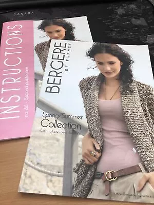 £9.99 • Buy Bergere De France Spring Summer 166 Knitting Collection Lots Knitting Patterns