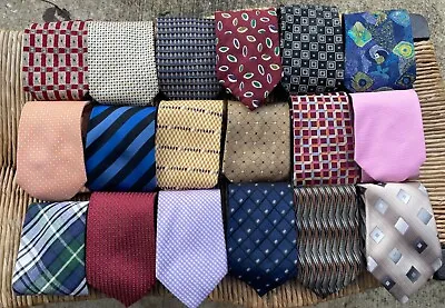 Men’s Designer Modern/Vintage Ties!  Lot Of 18!  For Wear Or Crafts! A 104 • $24.99