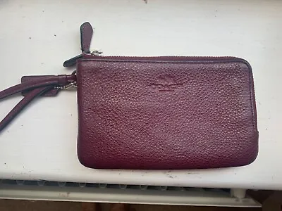 £19 • Buy Lightly Used Beautiful Coach Leather Double Zip Purse