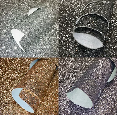 £1.99 • Buy Sequin Chunky Glitter Fabric Sparkly A4 A5 Sheet Craft Bag Wall Decor Bow Vinyl