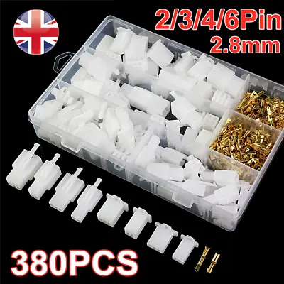 £9.88 • Buy 380PCS 2 3 4 6 Pin Automotive Wire Connector Male Female Cable Terminal Plug Kit
