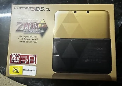 Nintendo 3DS XL: The Legend Of Zelda A Link Between Worlds Console (BNIB) Sealed • $2800