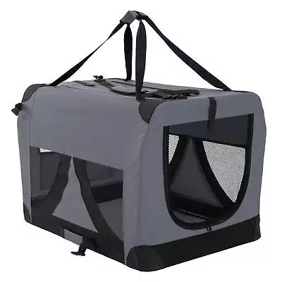 Paw Mate Grey Portable Soft Dog Cage Crate Carrier XXXL • $117.95