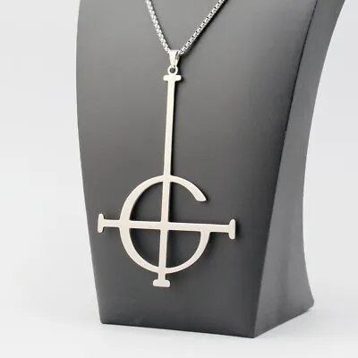 Ghost B.C. Nameless Ghoul Big Necklace Stainless Steel Pendant Merch Logo Symbol • $19.99