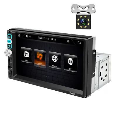 1 Din Touch Screen Car Stereo Bluetooth FM Radio Carplay Android Auto MP5 Player • $71.90
