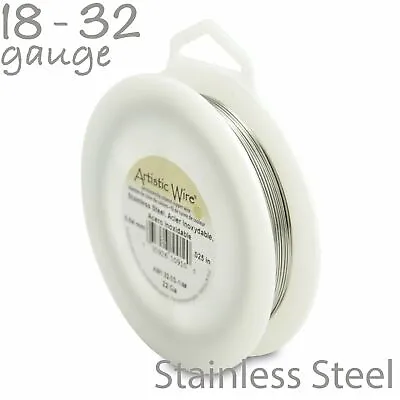 $11.57 • Buy Stainless Steel Artistic Wire 1/4LB Spool - Tarnish Resistant Craft Wire