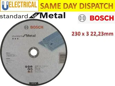 Bosch Standard Metal Cutting Disc 230mm 3mm 22mm • £5.75