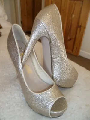 Miss  K G  Kurt Geiger Party/evening/wedding  Womens Gold Shoes Size Uk 6  Eu 39 • £25