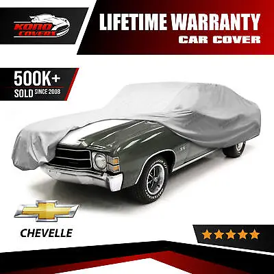 Chevrolet Chevelle 4 Layer Car Cover 1964 1965 1966 1967 1968 1969 1970 1971 • $50.95
