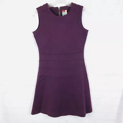 Womens Purple Dress Small Sleeveless Matilda Jane Character Counts Cotton Knit • $17.06