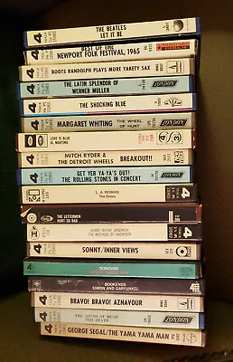 Lot Of 18 Vintage 4-track Audio Tapes -- Various Genres And Artists • $338