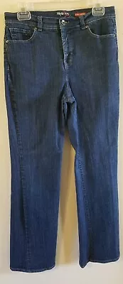 Style & Co Jeans Women Sz 8 Blue Tummy Conrol Denim 5 Pocket Cotton    J1-6      • $19.76