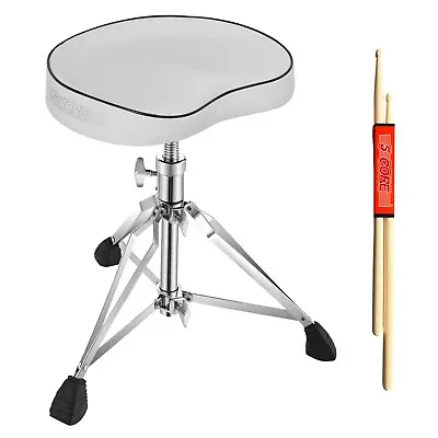 5Core Drum Throne Saddle Height Adjustable Thick Padded Seat Drum Stool Chair • $49.99