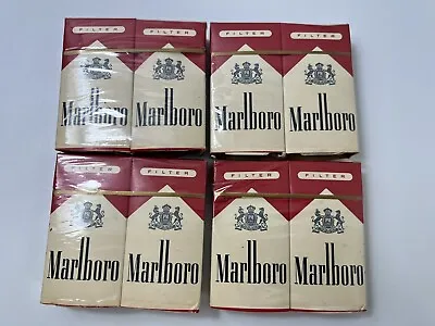 Vintage EMPTY Marlboro Promo Test Packs Lot Of 8 1950's 3.5” Rare Tobacciana • $349.99