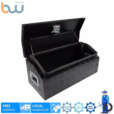 30 × 13 × 13   Black Aluminum Storage Tool Box For RV Trailer Truck Pickup ATV • $102.14