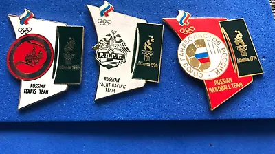 1996 Atlanta Olympic Russian Team NOC  Pins • $19.50