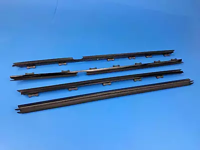 97-03 Bmw E39 525i 530i 540i M5 Interior Door Panel Black Gloss Trim Molding Set • $127.49