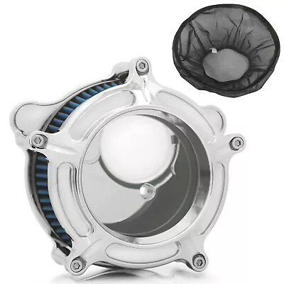 Air Cleaners Filters Chromed Clarion For Harley M8 Road King Street Glide 17-23 • $95.04