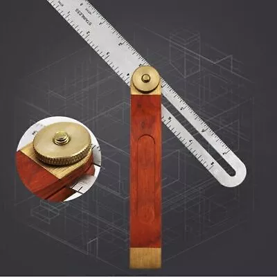 Adjustable Bevel Angle Ruler Sliding Gauge Detector Wood Marker Measuring Tool • $12.63