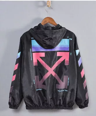 Off White Thin Sun Protection Hoodie Virgil Abloh Pyrex Vision Sweatshirt UK • $47.30