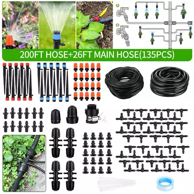 226FT Greenhouse Micro Drip Irrigation Kit Automatic Irrigation Watering System • $30.99