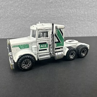 1981 Matchbox White ACE Peterbilt Semi Tractor Truck 1/64 Lesney England • $14.95