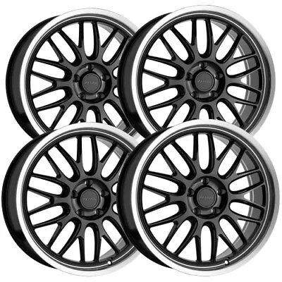 (Set Of 4) Petrol P4C 16x7 5x112 +40mm Gloss Black Wheels Rims 16  Inch • $655.96