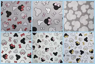 100% Cotton Mickey Mouse Cats Animals  Nursery Light Curtain Fabric • £10.50