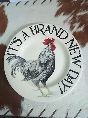 Emma Bridgewater Rise & Shine Brand New Day Chicken 8.5  Plate Made In England  • $35