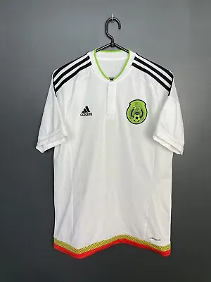Mexico National Team 2015/2016 Away Football Shirt Adidas Soccer Jersey Size M • £57.59