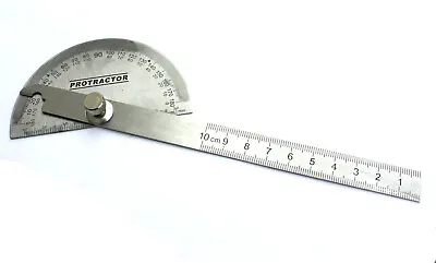 Rotary Protractor Measuring Angle Square Drawing Line Rule Gauge Machinist Tool • $5.94