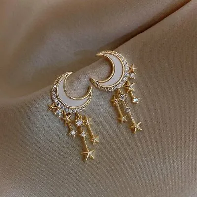 Fashion Cubic Zirconia Crystal Earrings Stud Drop Dangle Women Party Jewelry New • $1.37