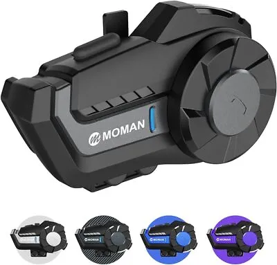 Single Pack Moman H2 Motorcycle Helmet Headset Wireless Communication System • $39