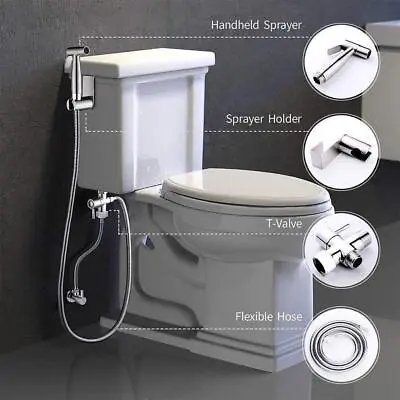 Handheld Douche Bidet Toilet Jet Spray Muslim Hygienic Shattaf Shower Kit US • $26