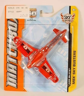 Matchbox Skybusters Red Air Blitz Mint On Card • $13.17