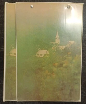 Vintage Mead Trifold 3 Ring Binder The Organizer Clipboard Portfolio Church  • £11.35