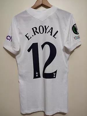 Tottenham 2021 2022 Home Shirt Royal #12 Match Issue Jersey Player Conference M • $349.99