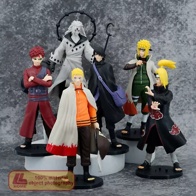 Anime Ninja Shippuden Sasuke Madara Gaara Deidara 6pcs Figure Toy Gift Collect • $39.99