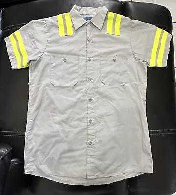 Shirts Used Work High Visibility Hi-Vis Reflective Safety Uniform Towing Size M • $14.75