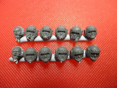 $10.96 • Buy Warhammer 40k Astra Miltarum Imperial Guard Cadian Heads Helmets Bits Box Spares