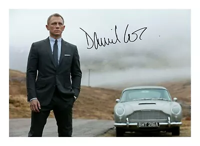 Daniel Craig - James Bond Autograph Signed Pp Photo Poster • £6.89