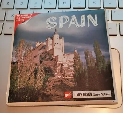 Gaf Vintage B171 Spain Nations Of The World Travel View-master Reels Packet • $16