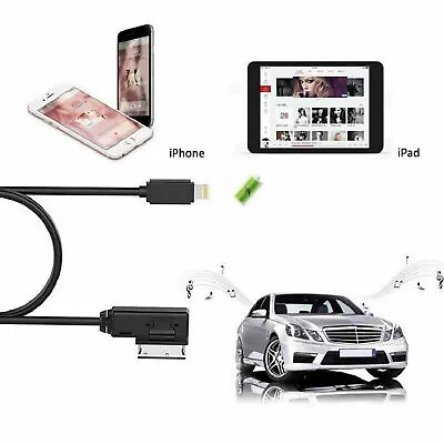 1M Charging Audio Cable AMI MDI MMI Adapter For IPod IPhone 5 5S 6 6s Audi Q3 VW • $25.44