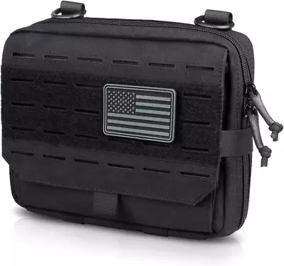 Tactical Molle Admin Pouch Of Tri-Fold Open Design Tool Pouch First Aid Pouch  • $30.40