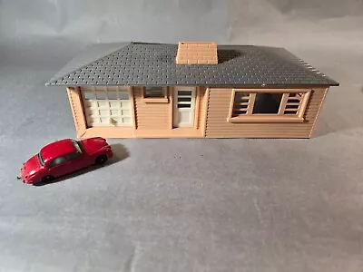 Vintage Plasticville Suburban Ranch Home Model For Matchbox City Diorama • $10