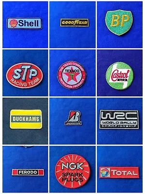 £17.95 • Buy A Selection Of 12 Motorsports Racing Sew On & Iron On Patches (Set B)