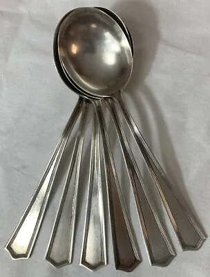 Jennings Sterling Silver Soup Spoons 7  Long • $195